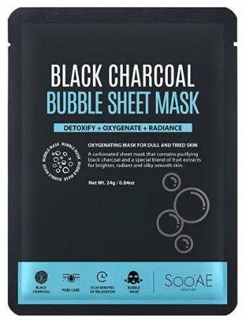 Soo'AE Bublinková maska s aktívným uhlím 24 g