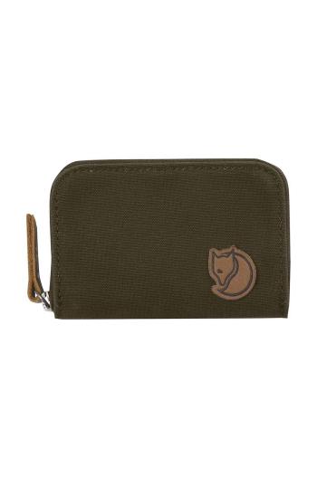 Peňaženka Fjallraven Zip Card Holder zelená farba, F24218