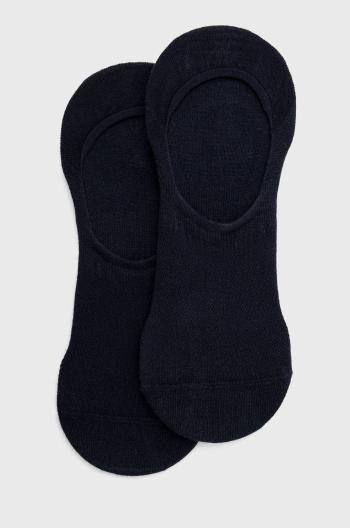 Ponožky Calvin Klein (2-pak) tmavomodrá farba
