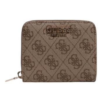 Guess  LAUREL SLG SMALL ZIP AROUND SWSG85 00137  Peňaženky Hnedá