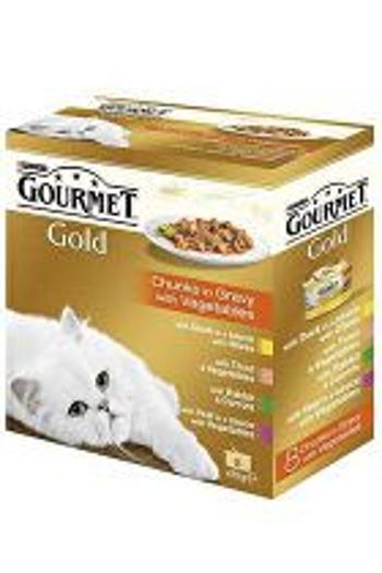 Gourmet Gold Mltp cons. cat pieces in juice 8x85g + Množstevná zľava