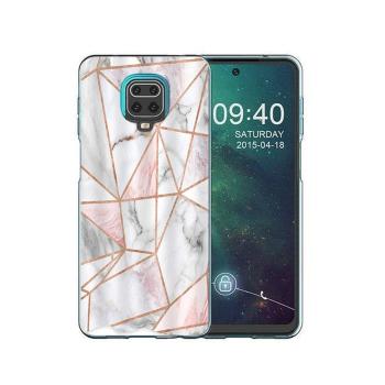 MY ART Ochranný kryt Xiaomi Redmi Note 9S / Note 9 Pro PINK MARBLE (143)