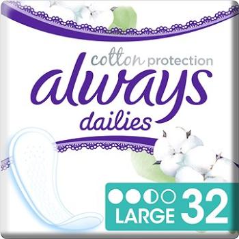 ALWAYS Cotton Protection Large Intímky 32 ks (8001841422695)