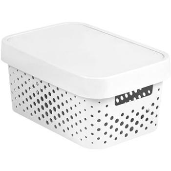 Curver INFINITY DOTS box 4,5 l – biely (04760-N23-00)