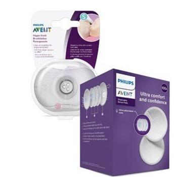 PHILIPS AVENT CHRANIC PRSNYCH BRADAVIEK S + STER. OBAL + VLOZKY DO PODPRSENKY JEDNORAZOVE 100 KS