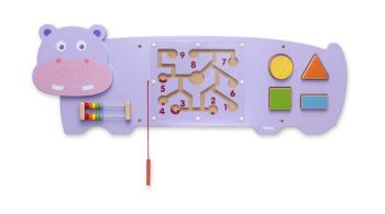 Vzdelávacie hračka na stenu - Hroch Educational toy - hippo