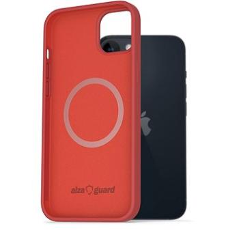 AlzaGuard Magnetic Silicone Case na iPhone 14 Plus červený (AGD-PCMS0009R)