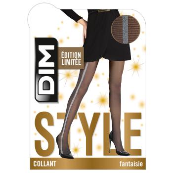 DIM  STYLE SMOKING GLITTER 33D  Silonky a pančušky Čierna