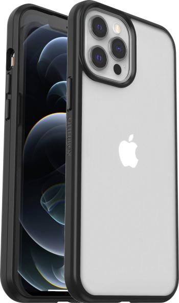 Otterbox React zadný kryt na mobil Apple iPhone 12 Pro Max čierna, priehľadná