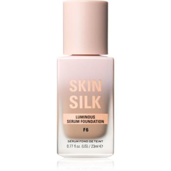 Makeup Revolution Skin Silk Serum Foundation ľahký make-up s rozjasňujúcim účinkom odtieň F6 23 ml