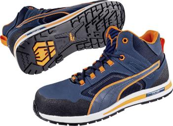 PUMA Safety Crosstwist Mid 633140-42 bezpečnostná obuv S3 Vel.: 42 modrá, oranžová 1 pár