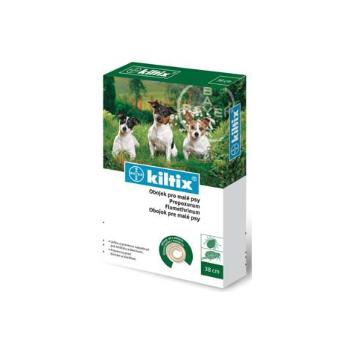 Kiltix antiparazitárny obojok pre malé psy obvod 38 cm