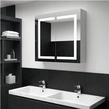 LED kúpeľňová zrkadlová skrinka 80 × 12,2 × 68 cm (285123)