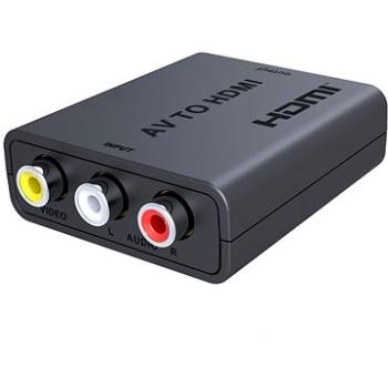PremiumCord prevodník AV kompozitného signálu a stereo zvuku na HDMI 1080P (khcon-47)