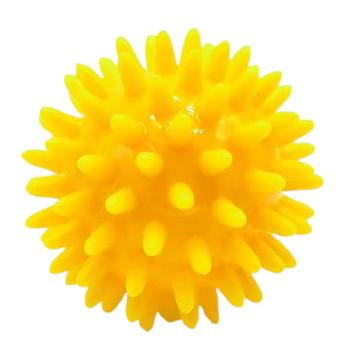 Rehabiq Masážna loptička ježko žltá 6 cm