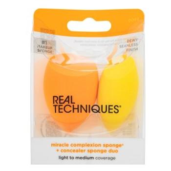 Real Techniques Miracle Complexion Sponge + Concealer Sponge Duo hubka na make-up