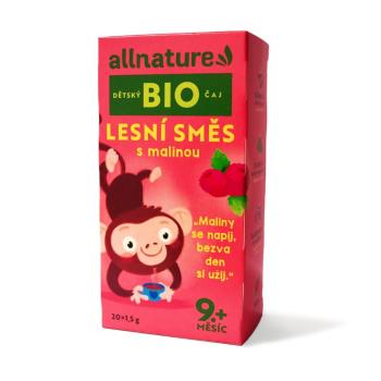 ALLNATURE Detský čaj lesná zmes s malinou BIO 20 vreciek