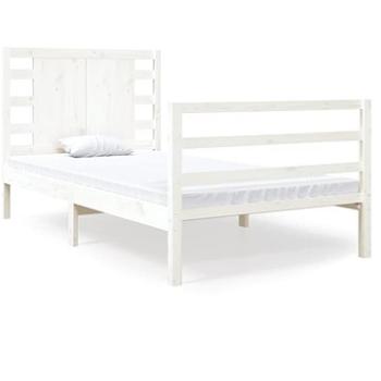 Rám postele biely masívna borovica 90 × 190 cm Single, 3104249