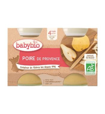 BABYBIO Príkrm hruška Williams (2x 130 g)