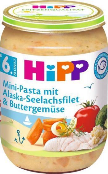 HiPP Mini cestoviny s aljašskou treskou v maslovej zelenine 190 g