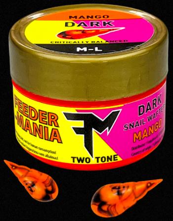 Feedermania dark snail wafters two tone m-l - mango