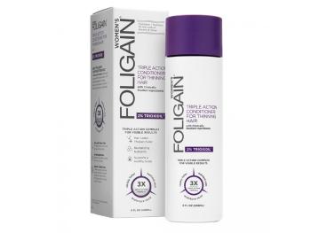 Foligain Triple Action Kondicionér proti padaniu vlasov s 2% trioxidilom pre ženy 236 ml