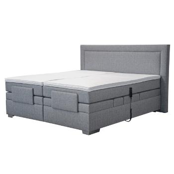 Sconto Posteľ boxspring MARGO sivá, 180x200 cm