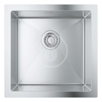 GROHE GROHE - Dřezy Drez K700 s odtokom, 464x464 mm, kefovaná nerezová 31578SD1