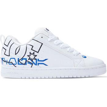 DC Shoes  Módne tenisky Sw ct graffik ADYS100727 WHITE/BLUE (WBL)  Biela