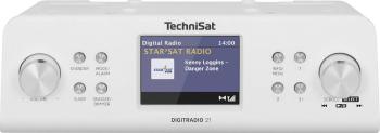 TechniSat DIGITRADIO 21 vstavané rádio DAB+, FM AUX, Bluetooth, DAB+, UKW  funkcia alarmu biela