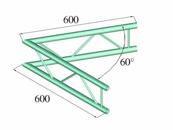 Alutruss DECOLOCK DQ2-PAC20V 2-bodová rampa roh 60 °