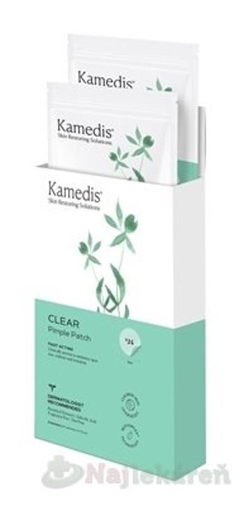 Kamedis CLEAR Pimple Patch náplasť na vyrážky, piremer 12 mm 24 ks