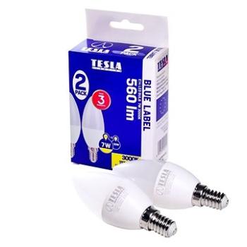 TESLA LED 7W E14 3000 K 2 ks (CL140730PACK2)