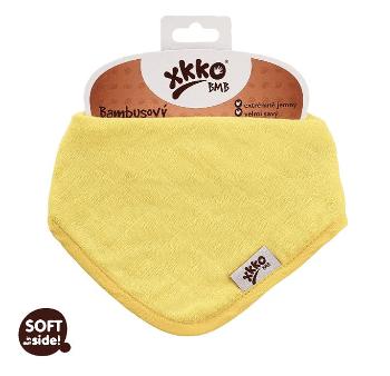 KIKKO Slintáčik/šatka bambusová Colours (1 ks) – lemon