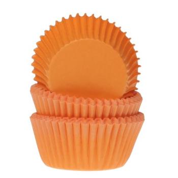 Mini košíčky na muffiny oranžové 60 ks