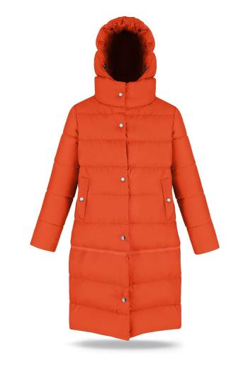 Detská páperová bunda Fluff oranžová farba