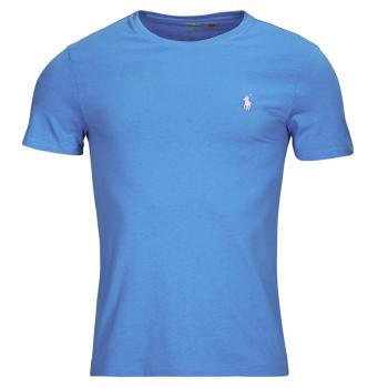 Polo Ralph Lauren  T-SHIRT AJUSTE EN COTON  Tričká s krátkym rukávom Modrá