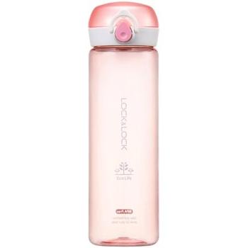 Lock&Lock Fľaša na vodu „Bisfree One Touch“ 550 ml, ružová (ABF645P)