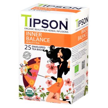 TIPSON Beauty bylinný čaj Vnútorná rovnováha BIO 25 sáčkov