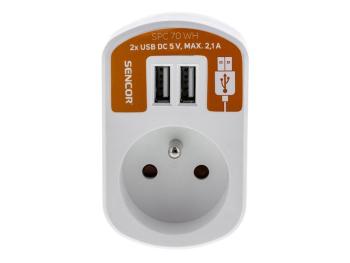 Adaptér USB SENCOR SPC 70 WH