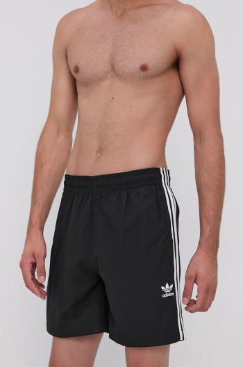 Plavkové šortky adidas Originals H06701 čierna farba