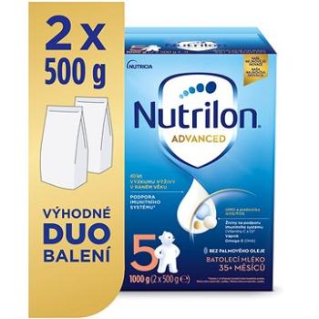 Nutrilon 5 Advanced batoľacie mlieko 1 kg, 35+ (5900852055232)