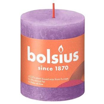 BOLSIUS rustikálna sviečka intenzívna fialová 80 × 68 mm (8717847148926)