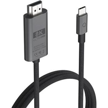 LINQ 8 K/60 Hz USB-C to HDMI Pro Cable 2m – Space Grey (LQ48026)