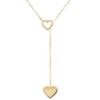 Náhrdelník Bijoux Heart Zlatá KP27294