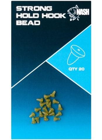 Nash zarážky na háčik strong hold hook bead - weed green