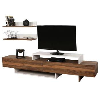 Sconto TV zostava NIRVANA teak/biela