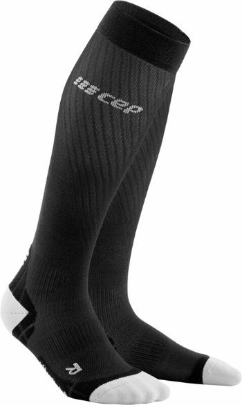 CEP WP20IY Compression Tall Socks Ultralight Black/Light Grey IV