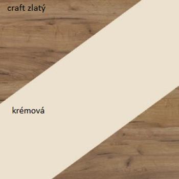 WIP Komoda NOTTI  | 02 Farba: craft zlatý / krémová / craft zlatý