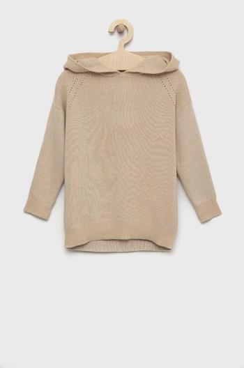 Detský sveter Birba&Trybeyond béžová farba, tenký